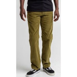 Vans‎ Authentic Chino Green Corduroy Pants Men's Relaxed Fit Size 30 Skater Y2k